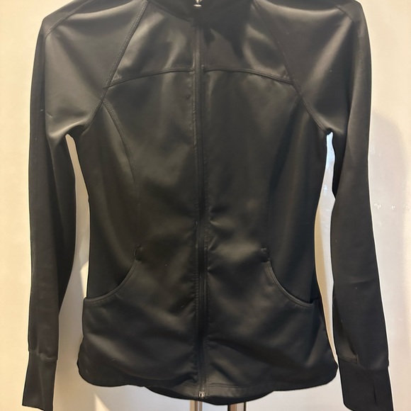 Sz small black womens workout jacket - Picture 4 of 4